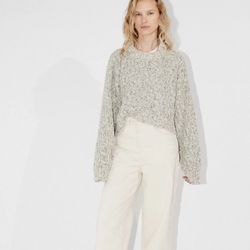 James Street Co - Textured Blake Crop Sweater